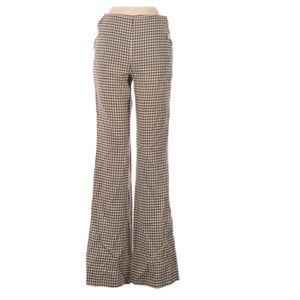 Valentino | Tan + Brown Checkered Trousers